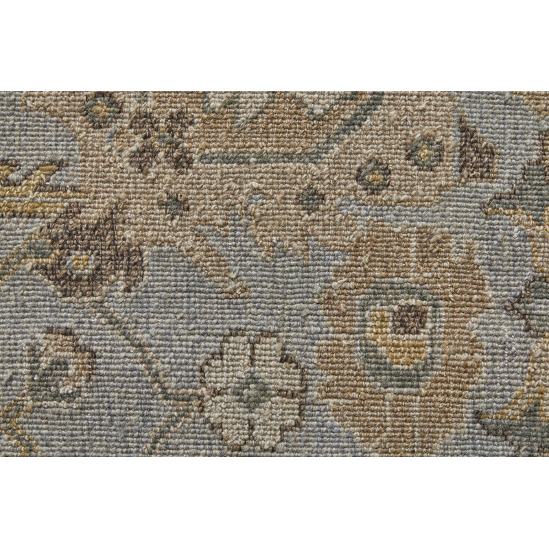 Corbitt Hand Knotted Wool Oriental Area Rug, Rectangle 3'6" x 5'6"