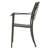 Outdoor Stacking Dining Armchair with Cushions