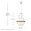Grand luminaire suspendu Hinkley Collins