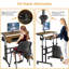 Abaigail Metal Base Computer Desk