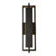 Applique murale d'extérieur à DEL à intensité variable noire 12 W Ormat pour patio
