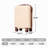 20 Inch ABS Hard Shell Travel Checked Luggage - Scratch Resistant Surface Four Multi-Directional Wheels,  With Combination Lock.(Beige)