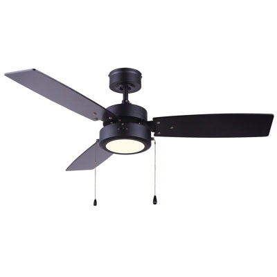 Ventilateur de plafond à hélice à DEL à 3 pales de 42 po avec ensemble d'éclairage inclus Kerby