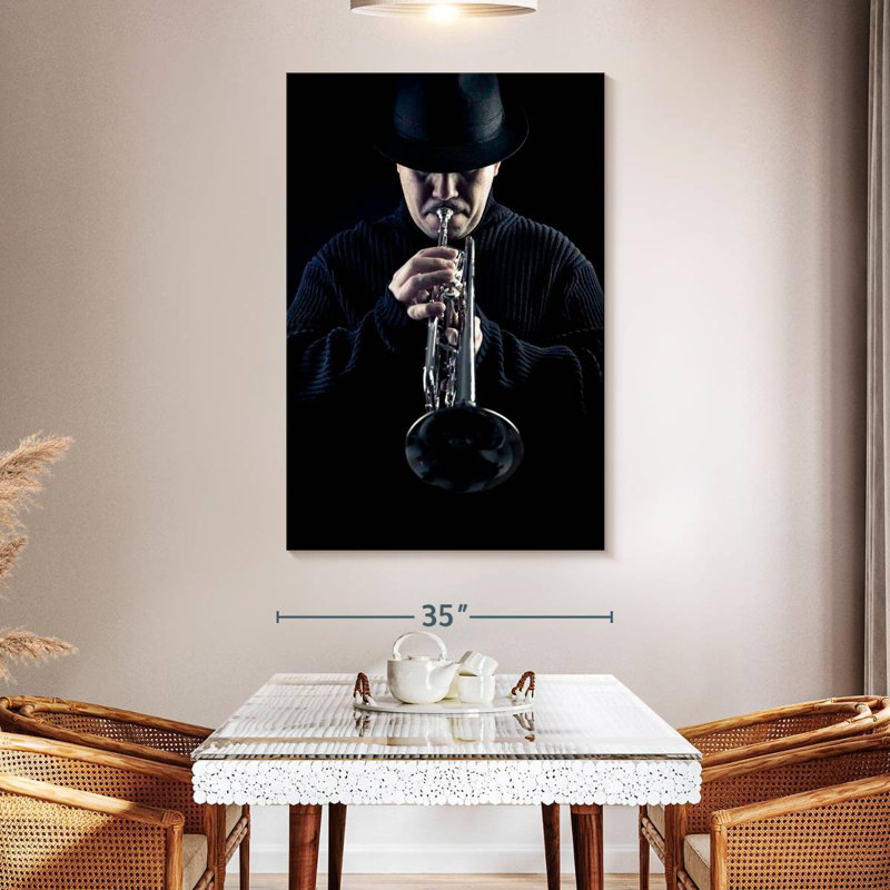 Abarca Jazz Trumpeter, H 51 po x l 34 po