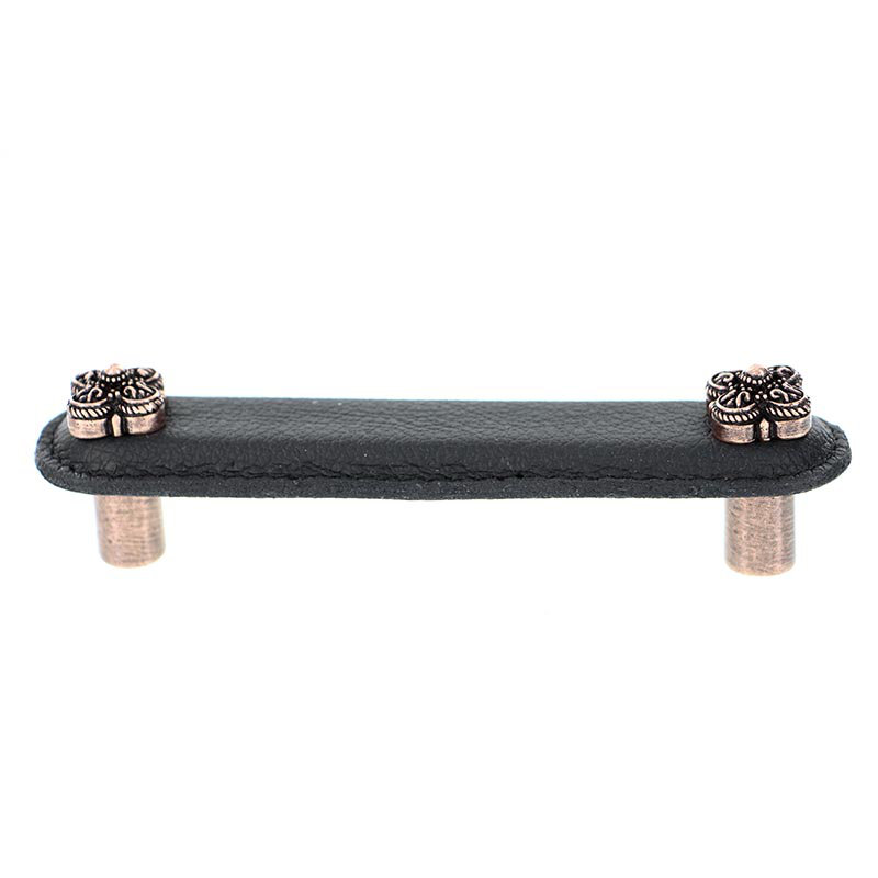 Napoli 4" Center to Center Bar Pull, 5", Antique Copper