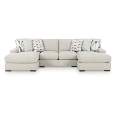Croskey 3-Piece Double Chaise Sectional