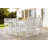 5-Piece All-Weather HDPE Patio Dining Set for 4 with Umbrella Hole