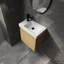 Meuble-lavabo mural 20 po avec lavabo en céramique