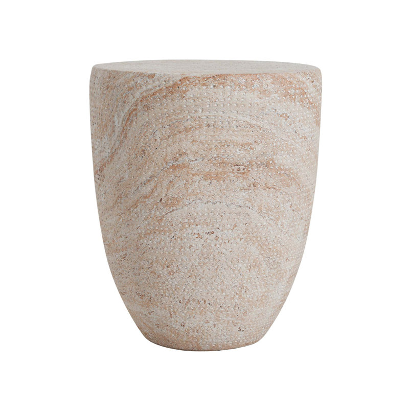 Outdoor/Indoor Lightweight Concrete Side Table