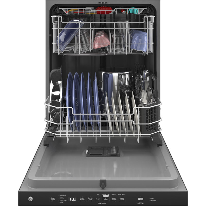 24" 50 dBA Built-In Digital Control Dishwasher, Stainless Steel