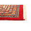 Tapis décoratif en laine rouge de conception unique noué à la main des années 1980 9 pi 7 po X 12 pi 10 po