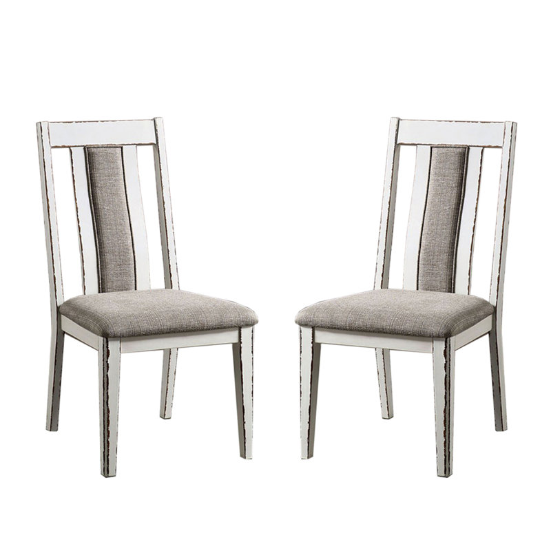 Ensemble de 2 chaises d'appoint rembourrées