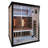 2 Person Rectangle Home Far Infrared Sauna With Canadian Hemlock Wooden