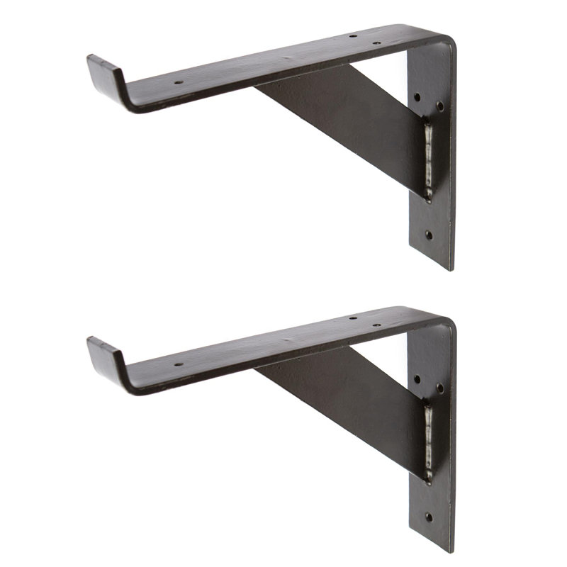 Hammer & Tongs - Gallows Style Scaffold Board Shelf Bracket - D240mm - Black