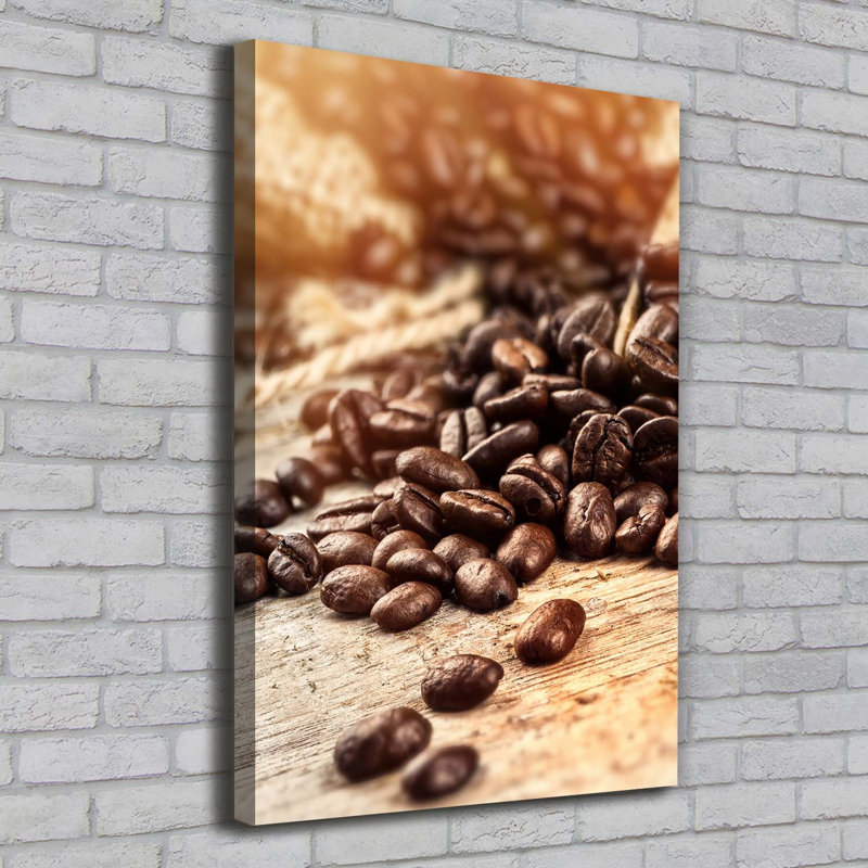 Coffee Beans - Wrapped Canvas Print