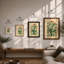 Flowering Plant Study Botanical - Framed Print-1470818326-1470818327