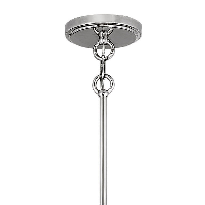 Moxie 4-Light Chandelier, Polished Nickel