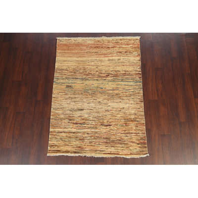 One-of-a-Kind 4'4" X 6'0" Wool Area Rug in Beige