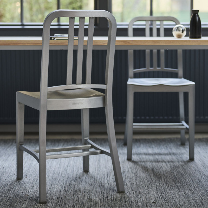 1006 Navy® Side Chair, Hand Brushed