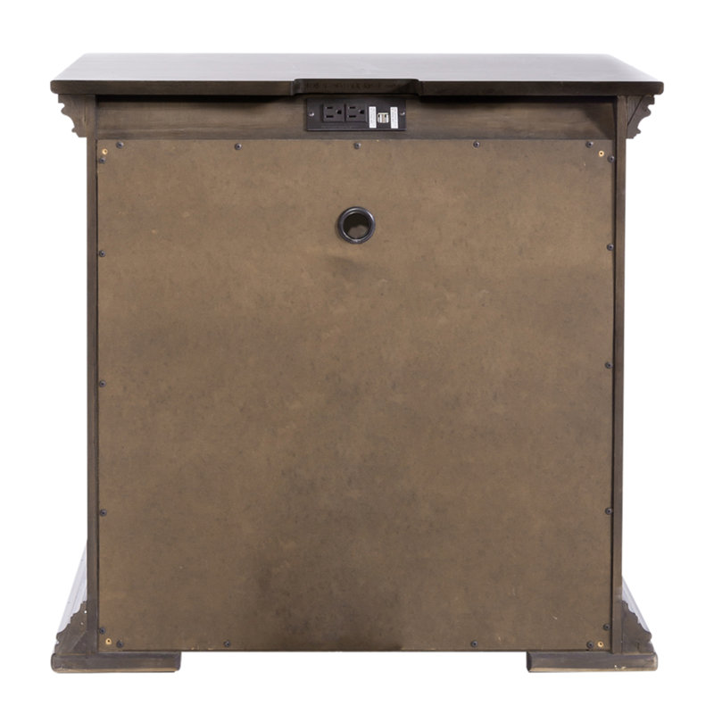 Temple Cloud Two Nightstand Set, Brown
