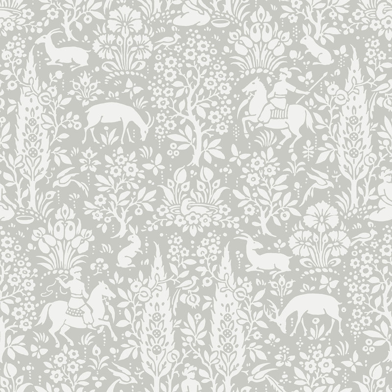 Madelyn 10.05m x 53cm Wallpaper Roll, Grey