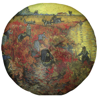 Vincent Van Gogh Reversible Throw Pillow