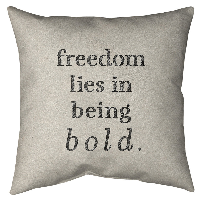 Coussin de sol, 28 po x 28 po, Blanc / Noir