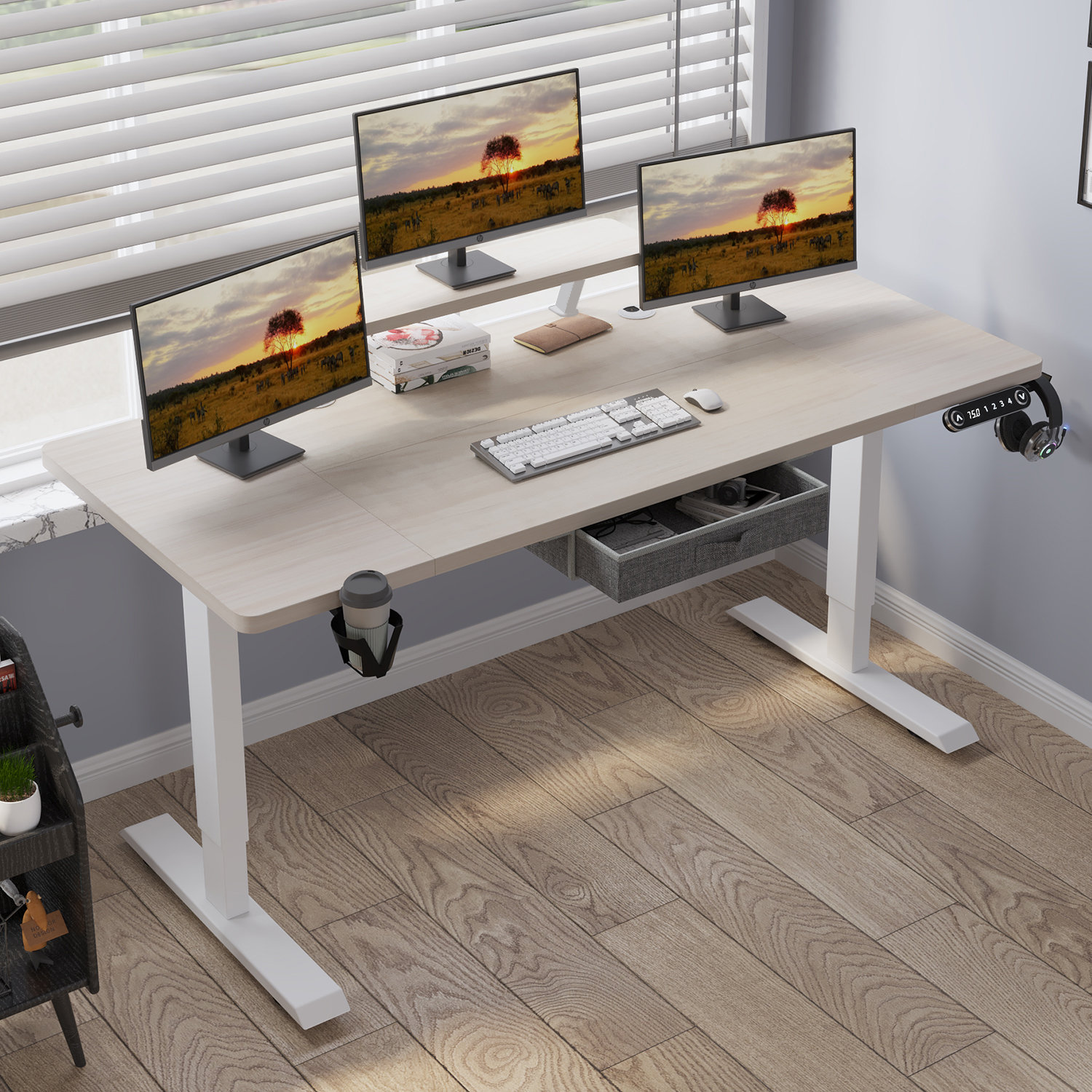 SHW Electric Height-Adjustable Computer Desk review