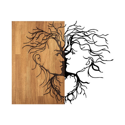 People Wall Decor on Wood