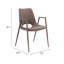 18.1'' H Faux Leather Upholstered Armchair-2138315350-2138315355