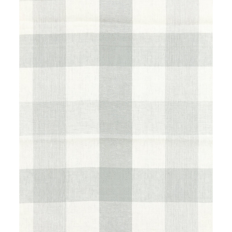 Chatham Westport Linen Plaid Fabric, Mineral