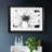 Hello Daisy - Matted and Framed Under Acrylic Glass, Large Living Room Wall Art-790164792-790164795
