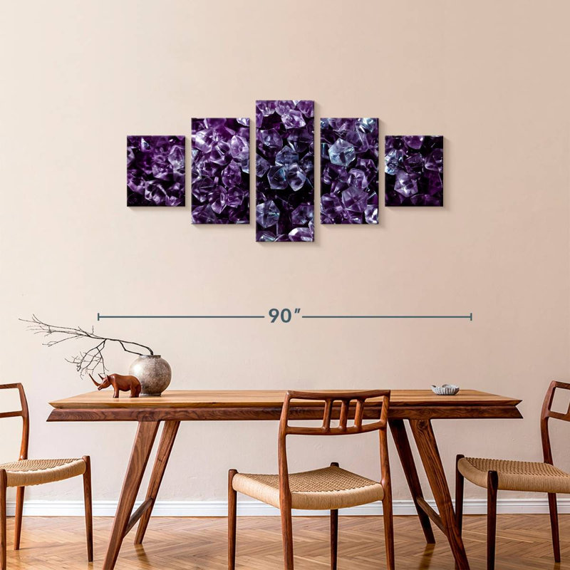 Purple Plastic, 34" H x 74" W