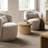 Crystopher Natural Wood Fluted Round Coffee Table-2058719733