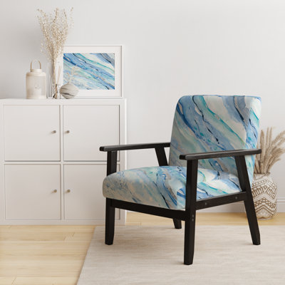 Watonga - Blue Silver Spring I - Fauteuil rembourré Modern Lake House