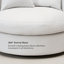 Fauteuil demi-tonneau pivotant Eugenie Freya-1230670885