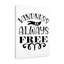 Kindness Always Free - Wrapped Canvas Print-1021537570