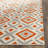 Estevez Hand Woven Flat Weave Wool Geometric Rug-2125359908
