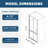 Universal Shower Door, With 1/4" Tempered Glass-118574624