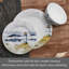 Seaside 12-Piece Lightweight Chip-Resistant Bone China Dinnerware Set, Service for 4