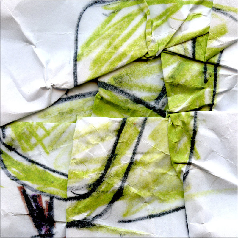 Crumbled Chair 4 Print
