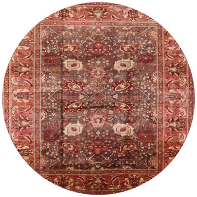 Tapis de style oriental rouge