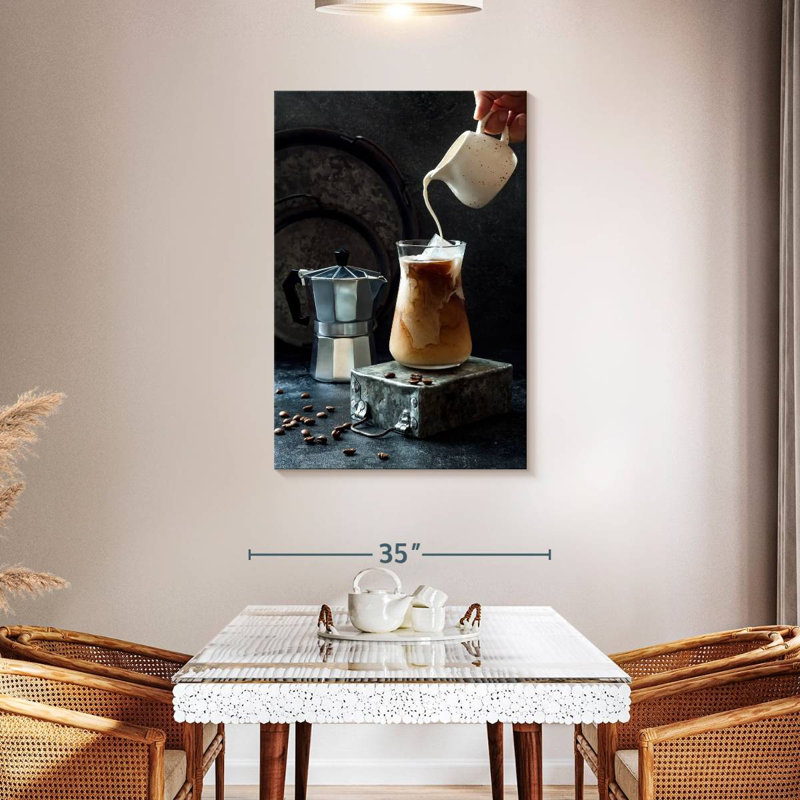 Yarlin Iced Coffee, 45" H x 30" W