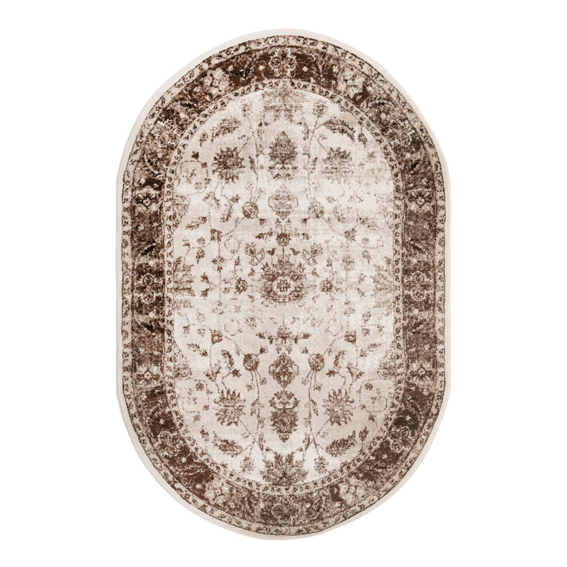 Anah Oriental Indoor Rug, Oval 5'3" x 8'