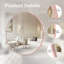 Miroir mural moderne à cadre rond-88045798-94564216