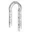 98.34 Ft. H x 15.27 Ft. W Galvanized Steel Gate with