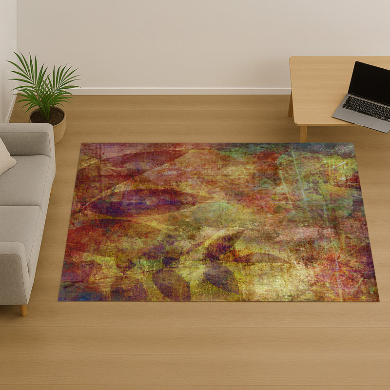 Abstract Area Rug, Rectangle 90 x 150 cm