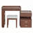Makeup Vanity Desk with Flip-Top Mirror, LED Lighting-2062485221