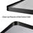 20X30 Inch Black Aluminium Frame Bathroom Mirror-1874411247-1874411246-1874411154