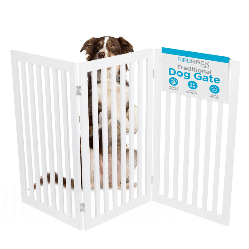 Barrière autoportante pour animaux, Blanc